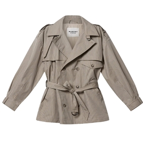 Isabel Marant Etoile Claya Jakke, Beige/Khaki 